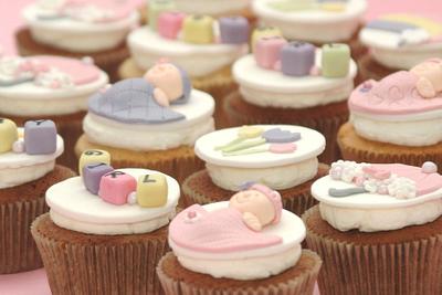 Everything Nice Baby Shower Cupcakes.. - Cake by Deema