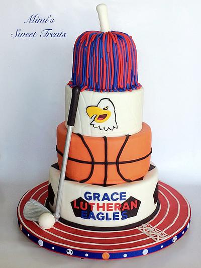 Grace Lutheran Atheltic Banquet Cake - Cake by MimisSweetTreats