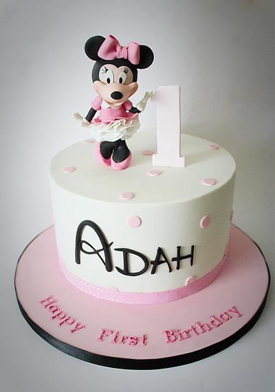 Minnie Mouse cake - Cake by Elaine Boyle....bakemehappy.ie