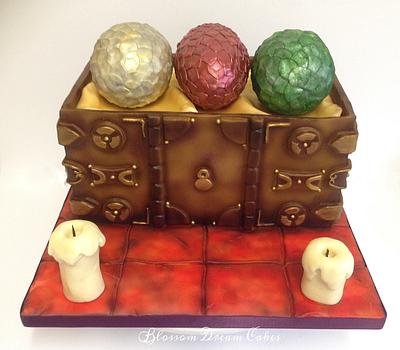 Chest of Eggs - Cake by Blossom Dream Cakes - Angela Morris