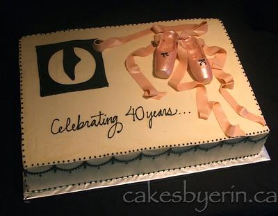 Ballet Society Cake - Cake by erinCA