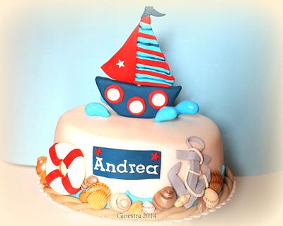 Sailor party - torta e cupcakes tema marinaresco - Cake by Ginestra