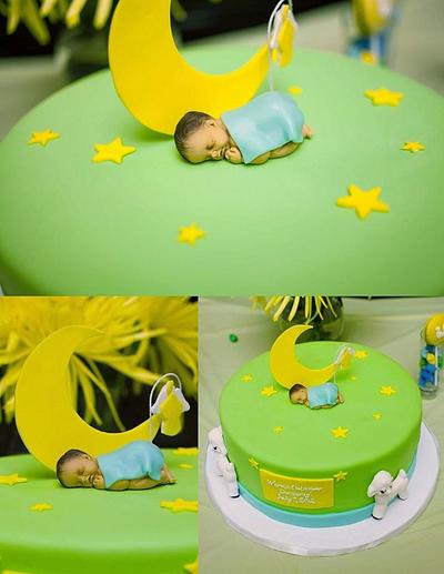 Lullaby Baptism Cake - Cake by 6 Bittersweets (Xiaolu)