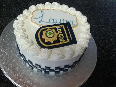 Police Badge Cake - Cake by Cake Chic3
