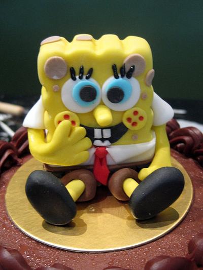 Spongebob topper - Cake by Nicholas Ang