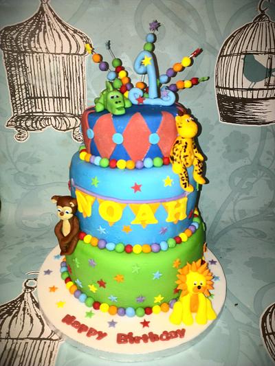 Noahs animals - Cake by Cakes galore at 24
