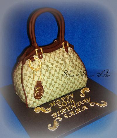 Gucci Purse Cake - Cake by Slice of Sweet Art