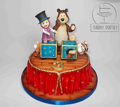 Masha and The Bear whit Tiger - Cake by cakeBAR
