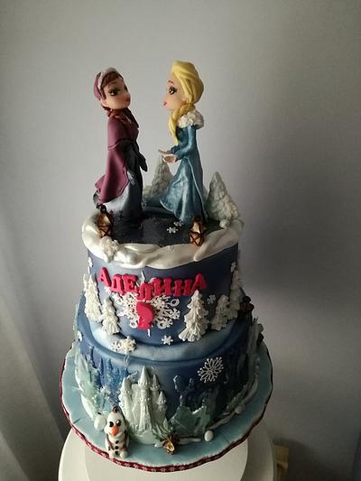 Frozen cakes elsa - Cake by Rositsa Lipovanska
