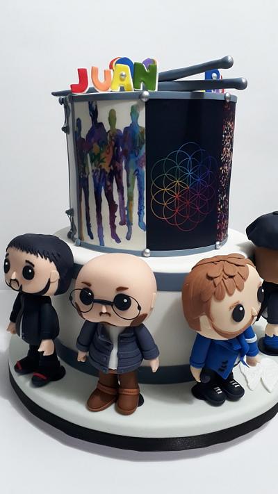 Coldplay in Funko Pop¡¡ - Cake by Julissa 