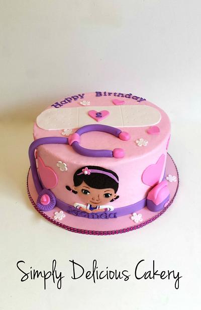 Doc Mcstuffins - Cake by Simply Delicious Cakery
