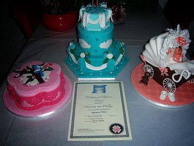 PME course cakes and diploma - Cake by Take a Bite