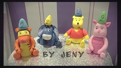 Winnie the Pooh and hiw friends! - Cake by Jeny Dogani