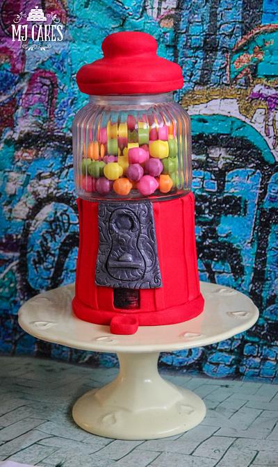 Old Fashioned Gumball Machine Cake - Cake by melissa