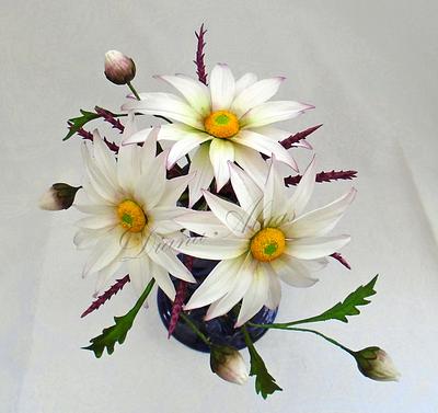 Daisy flowers - Cake by  Diana Aluaş