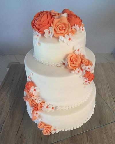 Wedding cake - Cake by SweetART by Eli