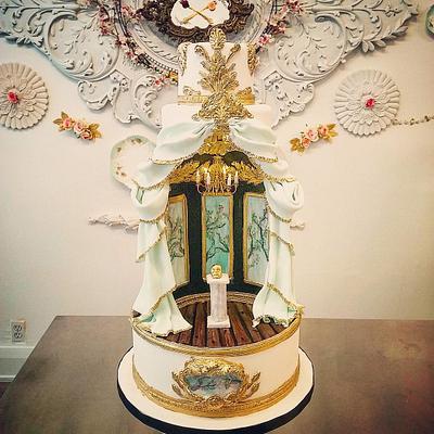 Abandoned Theater Cake   - Cake by Danijela Lilchickcupcakes