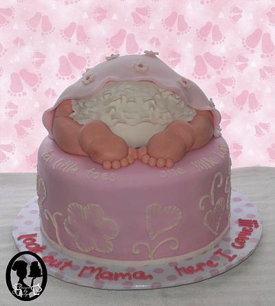 Baby Girl on the way - Cake by Dessert By Design (Krystle)