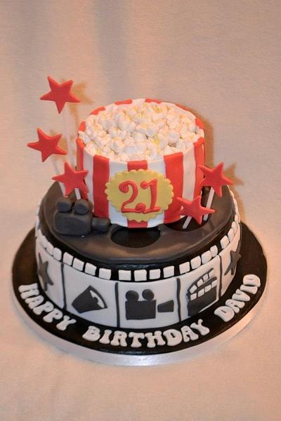 21st birthday cake - Cake by Ladybirdscakes