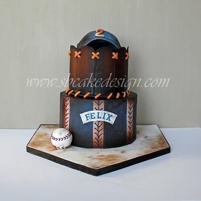 Vintage Baseball Cake - Cake by Shannon Bond Cake Design