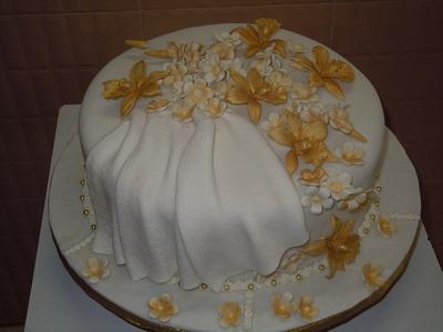 single tier wedding cake - Cake by rach7