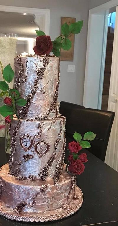 Engagement cake - Cake by Cakematix