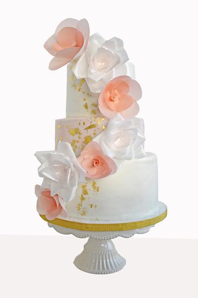 Moreno's Wedding Cake - Cake by Maria Cazarez Cakes and Sugar Art