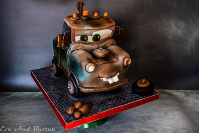 Tow Mater 3D cake - Cake by eve and butter