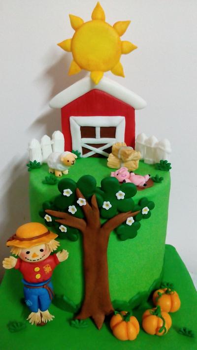 Mi pequeña granja - Cake by Alejandra Aguirre (Mamá Ganso)