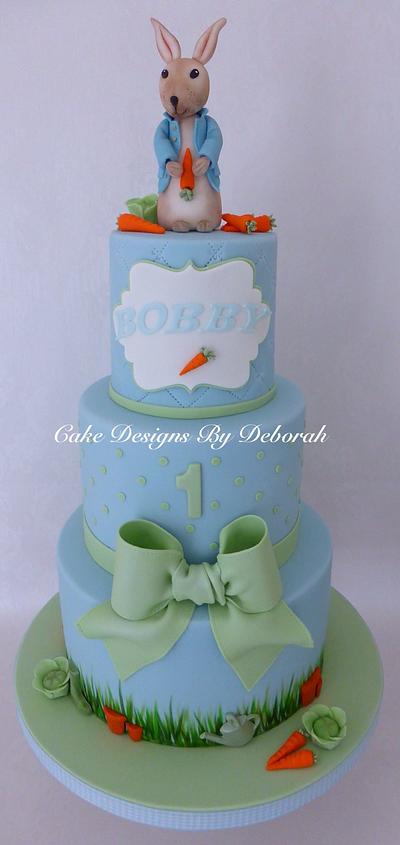 Peter Rabbit 1st Birthday Cake  - Cake by Deborah