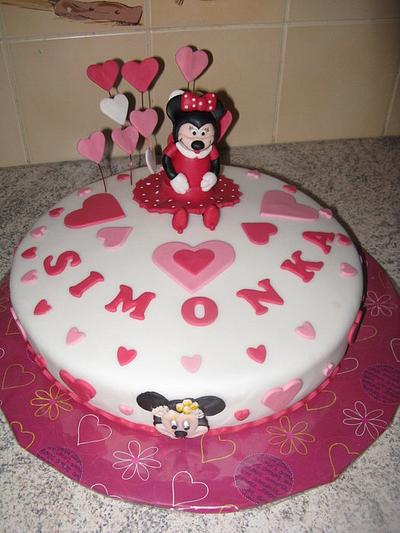 Cake with Minie - Cake by Ivana