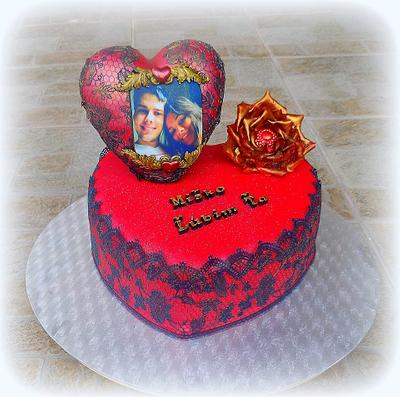 Heart for lovers - Cake by Mischel cakes