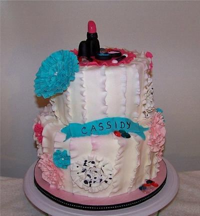 Ruffle cake - Cake by cris711