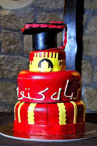 Graduation in modern languages ​​and literatures (Arabic) - Cake by Rosalba Pirrone