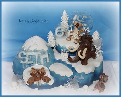 My first ICE AGE cake! - Cake by Karen Dodenbier