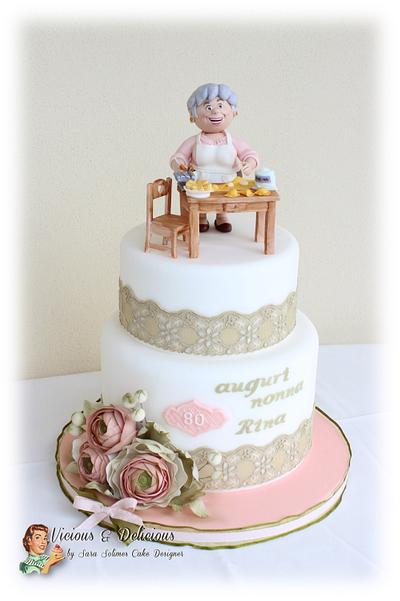 Neole & cargioni's queen cake - Cake by Sara Solimes Party solutions