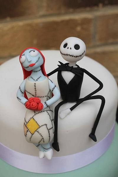 Jack and Sally Wedding Cake - Cake by Symphony in Sugar