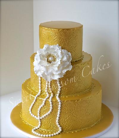 Golden cake - Cake by Tatyana
