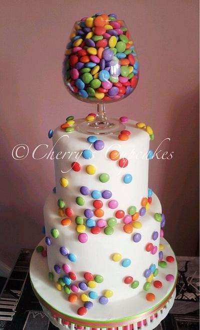 Candy Wedding Cake - Cake by Cherry's Cupcakes