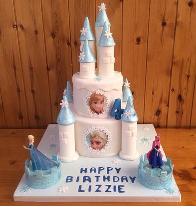 Frozen Castle Cake - Cake by Rebecca's Tastebuds