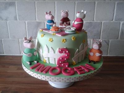 Peppa Pig Picnic  - Cake by cakesbylulu