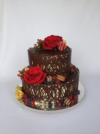 Chocolate birthday cake  - Cake by Layla A