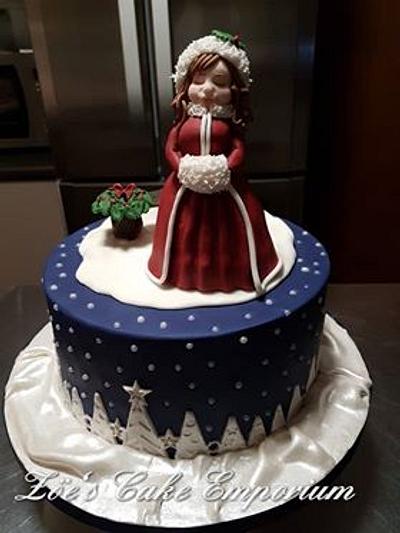 Victorian Christmas - Cake by ZoesCakeEmporium