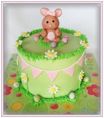 Easter Bunny Garden - Cake by Nicki Sharp