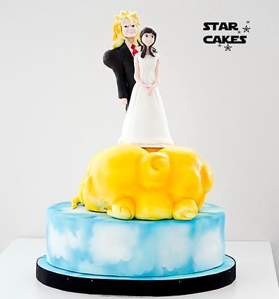 Goku and Milk wedding cake - Cake by Star Cakes
