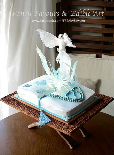 The Prayer Book - Cake by Fancy Favours & Edible Art (Sawsen) 
