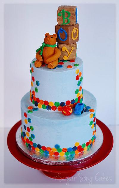 Vintage Toy Baby Shower  - Cake by lorieleann
