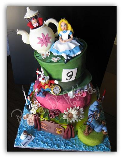 Alice cake - Cake by Rose D' Alba cake designer