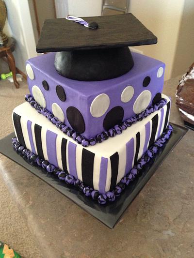 Graduation cake - Cake by Stephanie 