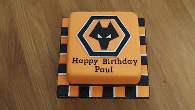 Wolverhampton Wanderers Birthday Cake - Cake by The Old Manor House Bakery - Lisa Kirk